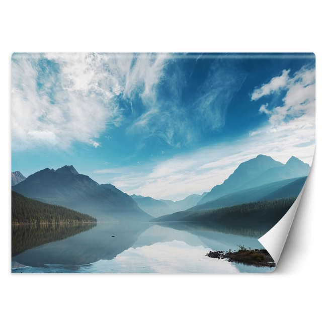 Fototapeta Góry Jezioro Niebo Błękit na wymiar kolekcja PRESTIGE